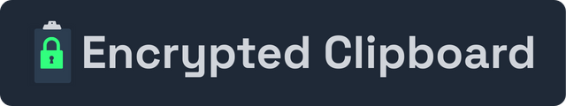 Encrypted Clipboard Manager